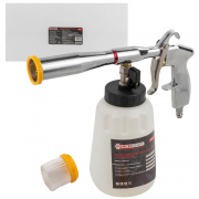 Пистолет пневматический Tornado для химчистки салона а/м с емкостью 1л (4000-8000об/мин. расход воздуха 400 л/мин.6.5-8.6 бар) (FK-203837)