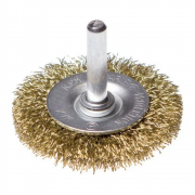 Щетка-крацовка со шпилькой для дрели. 50 мм РемоКолор 45-3-105