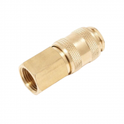 Быстроразъем пневматический с клапаном с внутренней резьбой 1/2(латунь) PA-BSE1-4SF (7452)