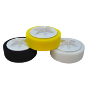 Полировальный круг M14 150x30мм (мягкий) черный на липучке. Китай