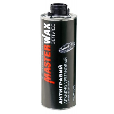 Антигравий MasterWax(313) алкидно-уретановый евробаллон 1л черный Антигравий MasterWax(313) алкидно-уретановый евробаллон 1л черный