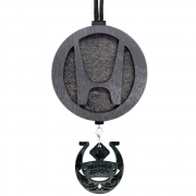 Ароматизатор воздуха Aroma bar Хонда с мини-брелоком в черном цвете (0185639)