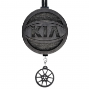 Ароматизатор воздуха Aroma bar КИА с мини-брелоком в черном цвете (0185598)