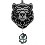 Ароматизатор воздуха Aroma bar Медведь Гризли в черно-белом цвете (0185978)