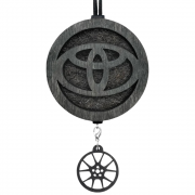 Ароматизатор воздуха Aroma bar Тойота с мини-брелоком в черном цвете (0185631)