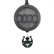 Ароматизатор воздуха Aroma bar Ауди с мини-брелоком в черном цвете (0185579)