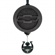 Ароматизатор воздуха Aroma bar Шевроле с мини-брелоком в черном цвете (0185641)