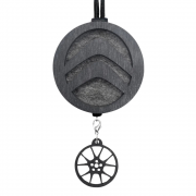 Ароматизатор воздуха Aroma bar Ситроен с мини-брелоком в черном цвете (0185623)