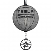 Ароматизатор воздуха Aroma bar Тесла с мини-брелоком в черном цвете (0185630)