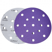 Круг абразивный AUTOP диаметр 150 мм. 17 отв 0060 фиолетовый (90/150) 50 штук в коробке. цена за 1 шт