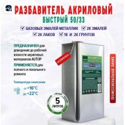 Разбавитель AUTOP 50/33 акриловый быстрый 5л