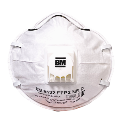 Респиратор BM 8122 FFP2 NRD с клапаном. белый Респиратор BM 8122 FFP2 NRD с клапаном. белый