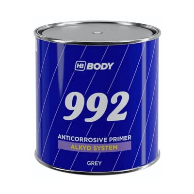 Грунт BODY 992 антикоррозийный однокомпонентный серый 1 кг Грунт BODY 992 антикоррозийный однокомпонентный серый 1 кг