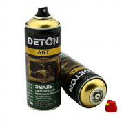 Аэрозоль DETON ART хром-золото 520мл новинка