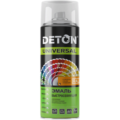 Аэрозоль DETON RAL 7016 антрацитово-серый матовый Аэрозоль DETON RAL 7016 антрацитово-серый матовый