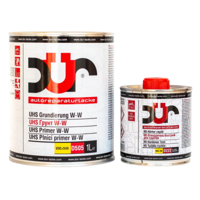 Грунт DUR D505 UHS W-W мокрый по мокрому 1л + 0.25л (D222) (Серый) Грунт DUR D505 UHS W-W мокрый по мокрому 1л + 0.25л (D222) (Серый)