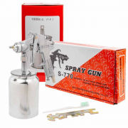 Краскораспылитель с нижним металлическим бачком (1000мл. 1.8мм. 5 bar. 113-141 л/мин. присоед. резьба 1/4)PA-S-770S