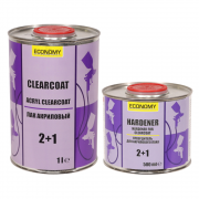 Лак Economy MS 1л+отв 0.5л