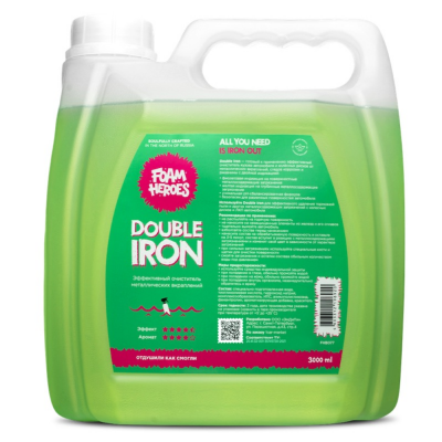 Foam Heroes Double Iron очиститель металлических вкраплений. 3л. арт.FHB077 Foam Heroes Double Iron очиститель металлических вкраплений. 3л. арт.FHB077