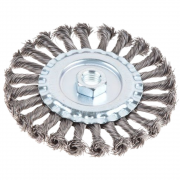 Щетка дисковая косич.125мм/M14 GEPARD (GP0890-125) (плоская. для УШМ. в блистере) (GP0890-125)