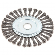 Щетка дисковая косич.125ммх22мм GEPARD (GP0894-125) (плоская. для УШМ. в блистере) (GP0894-125)