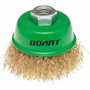 Щетка д/шлиф.маш.`чашка` гофр. 65мм ВОЛАТ (для УШМ шлифмашины болгарки М14 торцевая крацовка) (81030-65)