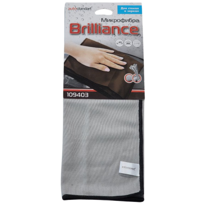 Салфетка микрофибра для стекла Brilliance 40x35 см(109403) Салфетка микрофибра для стекла Brilliance 40x35 см(109403)