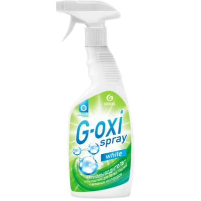 Пятновыводитель-отбеливатель `G-oxi spray` с активным кислородом. 600 мл. для белых тканей (125494) Пятновыводитель-отбеливатель `G-oxi spray` с активным кислородом. 600 мл. для белых тканей (125494)