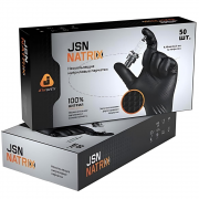 Перчатки JETA-PRO нитриловые чёрные одноразовые. р-р XXL (JSN908)