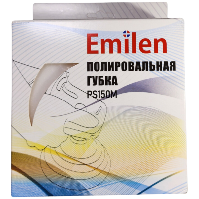 Полировочная губка EMILEN PS150M белый Полировочная губка EMILEN PS150M белый