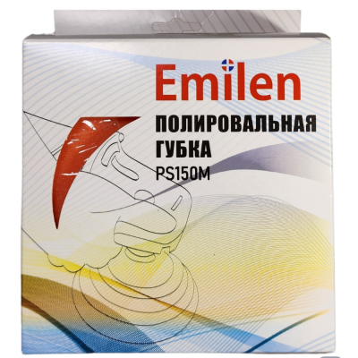 Полировочная губка EMILEN PS150M рыжий Полировочная губка EMILEN PS150M рыжий