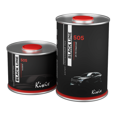 Лак KIWIX Blackline 505 акрил-уретановый 2к 1л+отв. 505 0.5л Лак KIWIX Blackline 505 акрил-уретановый 2к 1л+отв. 505 0.5л
