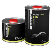 Лак KIWIX Blackline 555 RAPID(быстрый) акрил-уретановый 2к 1л+отв. 555 0.5л(НОВИНКА)