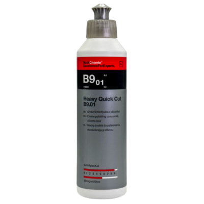 Полироль KochChemie Heavy Quick Cut B9.01 Высокоэффективная абразивная полировальная паста 0/25 мл(арт419250) Полироль KochChemie Heavy Quick Cut B9.01 Высокоэффективная абразивная полировальная паста 0/25 мл(арт419250)
