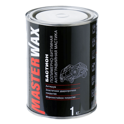 Мастика MasterWax Полимерно-битумная БАСТИОН. ж/б.1кг Мастика MasterWax Полимерно-битумная БАСТИОН. ж/б.1кг