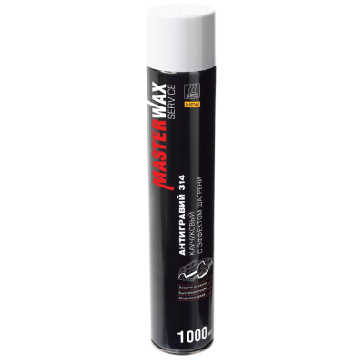 Антигравийное покрытие MasterWax(314) с эффектом шагрени (аэрозоль) 1000 мл белый НОВИНКА Антигравийное покрытие MasterWax(314) с эффектом шагрени (аэрозоль) 1000 мл белый НОВИНКА