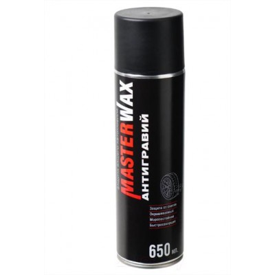 Антигравийное покрытие MasterWax(аэрозоль) 650мл черный Антигравийное покрытие MasterWax(аэрозоль) 650мл черный