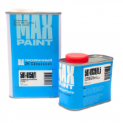 Лак MAX PAINT Clear Coat 150 универсальный 2+1 1л+отв(MP150) 0.5л.НОВИНКА