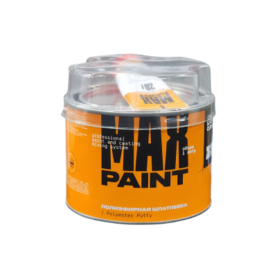 Шпатлёвка MAX PAINT облегченная полиэфирная 0.8кг НОВИНКА Шпатлёвка MAX PAINT облегченная полиэфирная 0.8кг НОВИНКА