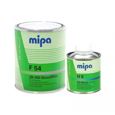 Грунт Mipa F54 HS наполнитель 2К комплект 1.25л серый Грунт Mipa F54 HS наполнитель 2К комплект 1.25л серый