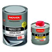 Грунт NOVOL PROTECT 320 4+1 серый 0.8л с отвердителем NOVOL 0,2л