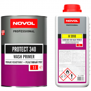 Грунт NOVOL PROTECT 340 Реактивный грунт WASHPRIMER  1+1 1л с отвердителем NOVOL H5910 1 л