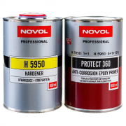 Грунт NOVOL PROTECT 360 (1+1) Эпоксидный грунт СЕРЫЙ  с  отвердителем NOVOL H5950 0.8л