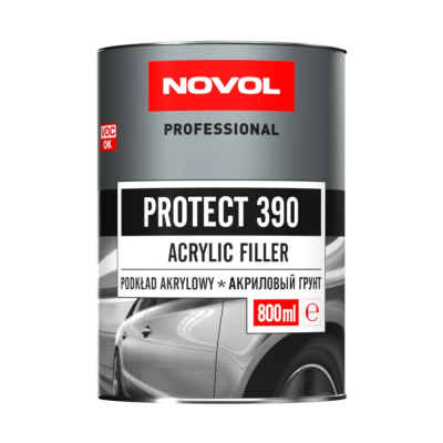 Грунт NOVOL PROTECT 390 4+1 серый 0.8л без отвердителя Грунт NOVOL PROTECT 390 4+1 серый 0.8л без отвердителя