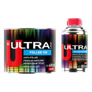 Грунт NOVOL ULTRA FILLER(100) 5+1 малый 0.4л + отв. 0.08л чёрный