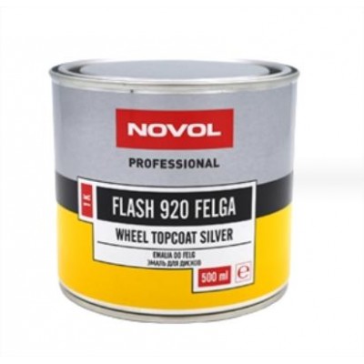 Краска акриловая Novol FLASH 920 0.5L серебристый для дисков Краска акриловая Novol FLASH 920 0.5L серебристый для дисков