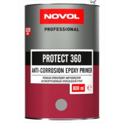 Грунт NOVOL PROTECT 360 (1+1) Эпоксидный грунт СЕРЫЙ без Отвердителя 0.8л Грунт NOVOL PROTECT 360 (1+1) Эпоксидный грунт СЕРЫЙ без Отвердителя 0.8л
