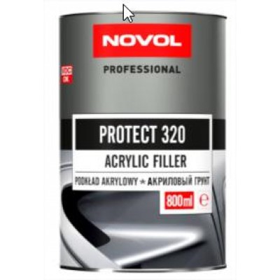 Грунт NOVOL PROTECT 320 4+1 серый 0.8л БЕЗ ОТВЕРДИТЕЛЯ Грунт NOVOL PROTECT 320 4+1 серый 0.8л БЕЗ ОТВЕРДИТЕЛЯ