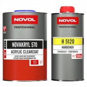 Автомобильный лак NOVOL 570 MS 2+1 1 л с отвердителем