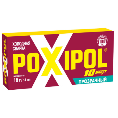 Клей POXIPOL двухкомпонентный 21g 14ml (красный) прозрачный (партия-2) Клей POXIPOL двухкомпонентный 21g 14ml (красный) прозрачный (партия-2)